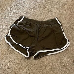 Women's Olive Green Shorts